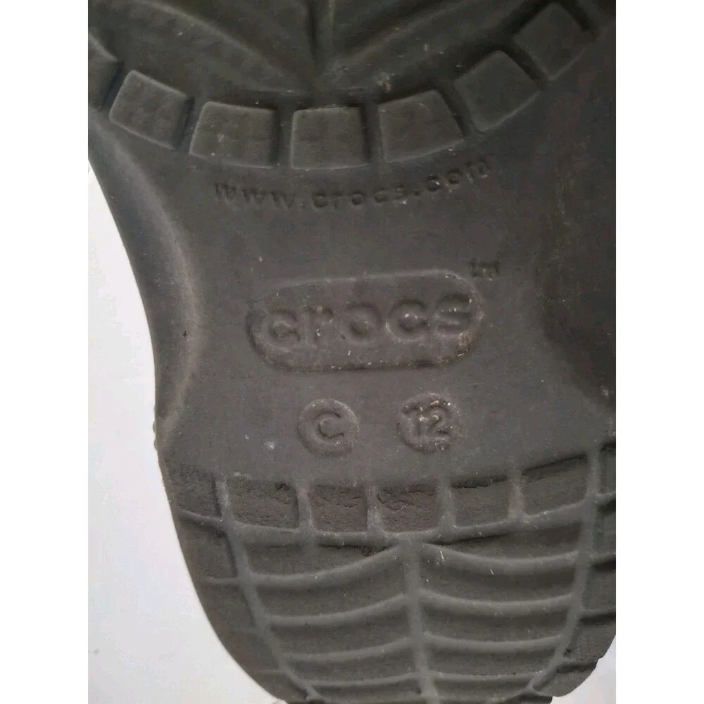 Crocs Kids Realtree APX Clog Shoes Camouflage Youth Size C12 Slip On Slides